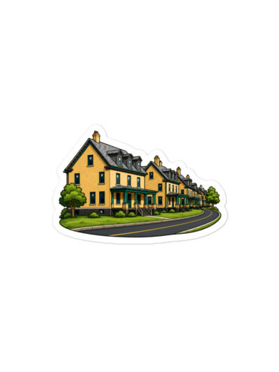 Officers Row Cutout Sticker