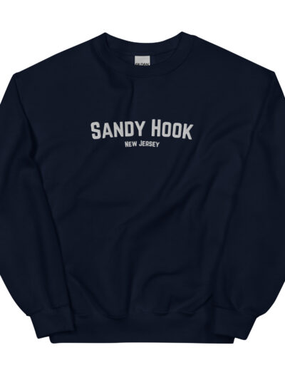 Sandy Hook, NJ Embroidered Crewneck