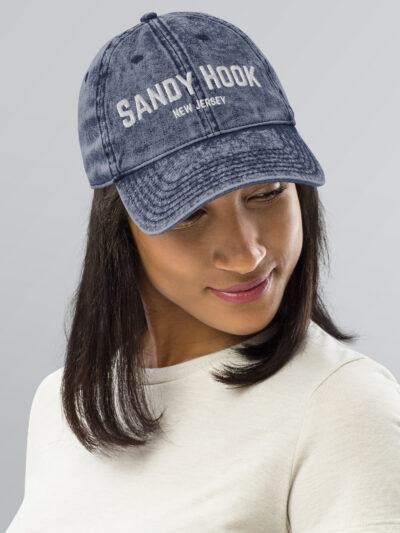 Sandy Hook, NJ - Vintage Cotton Twill Cap